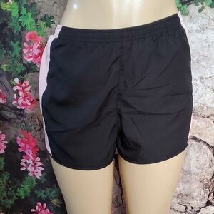 New Balance Running Shorts Black with pink Sz M